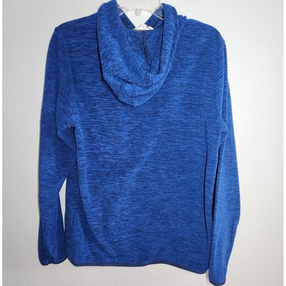 DSG Blue Fleece Pullover Hoodie Mens Sweatshirt Drawstring Hooded Size S - Picture 5 of 7